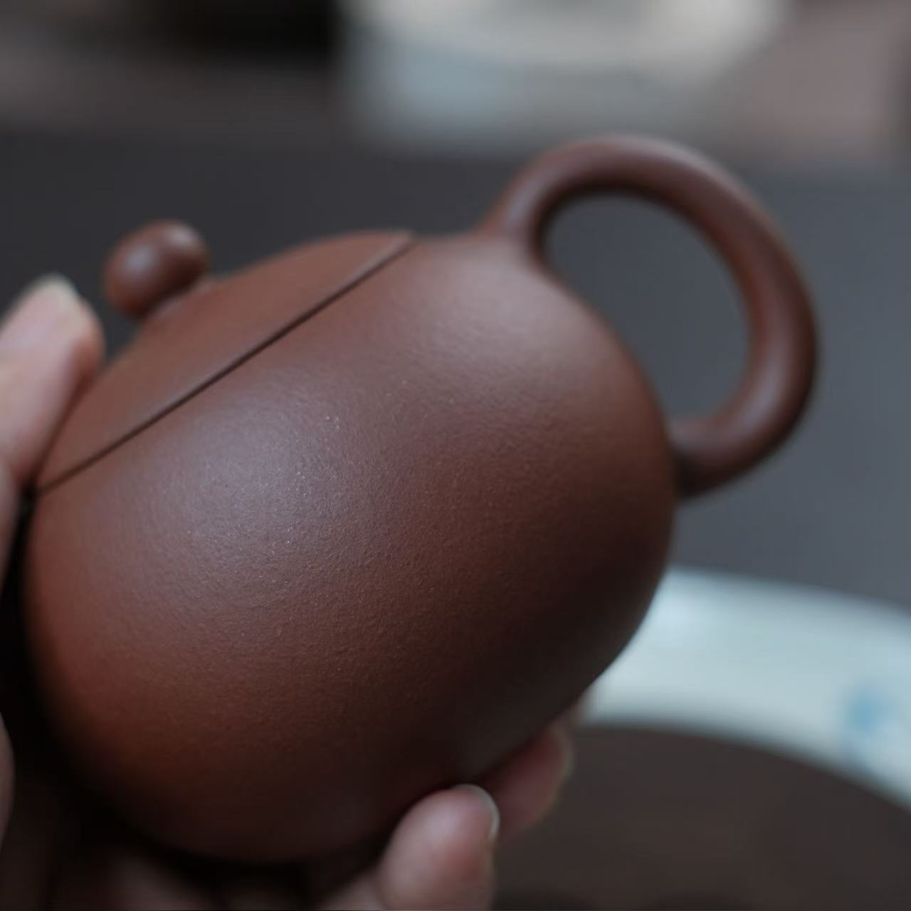Handmade teapot-Dicaoqing series-Dao ba xishi-150ml