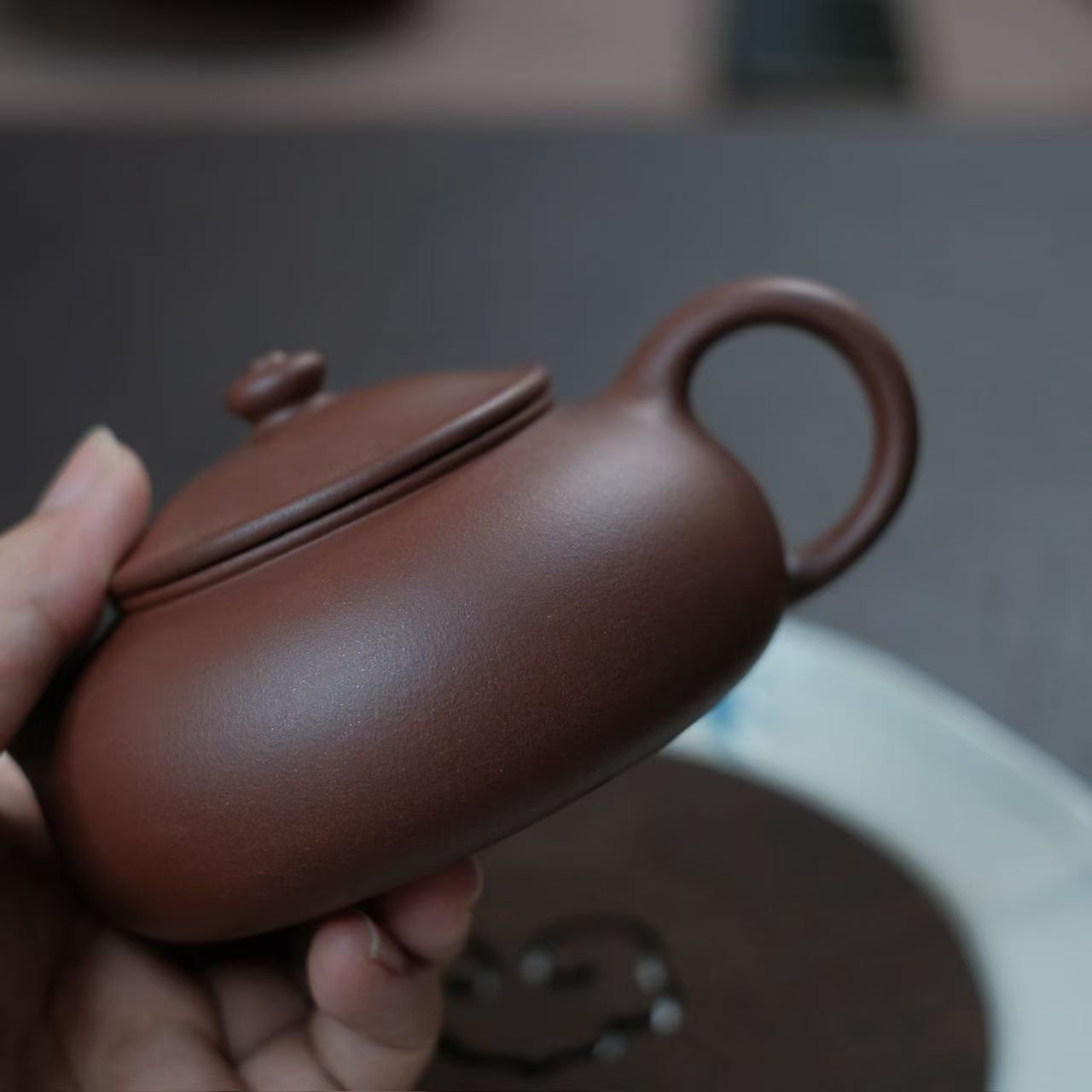 Handmade teapot-Dicaoqing series-Han jiang-210ml