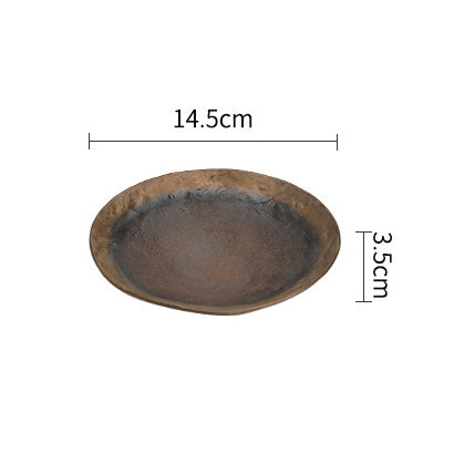 Hand-gilt old rock mud "Teapot Stand(壶承)" and "Pot(壶)"