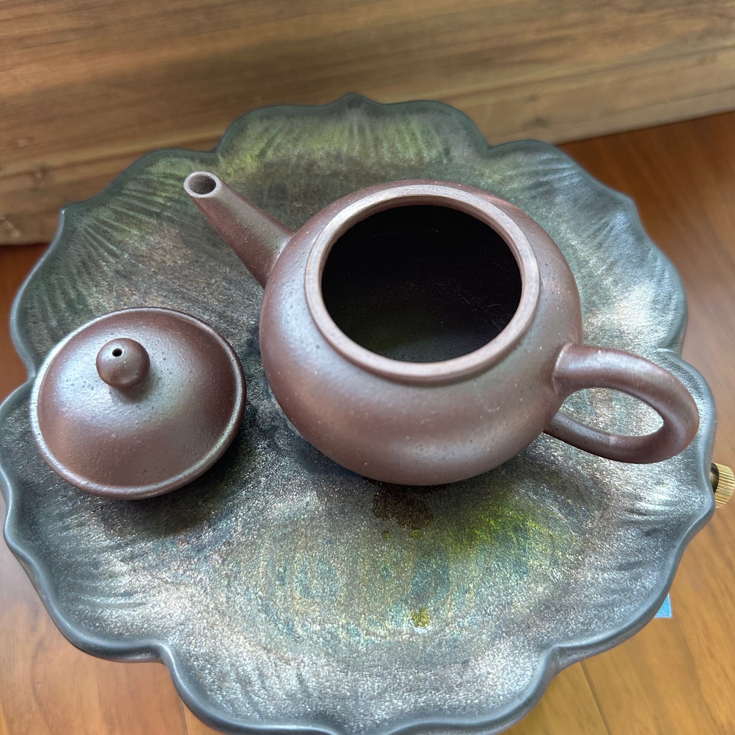 Fully Handcrafted-Horizontal Teapot (水平壶)
