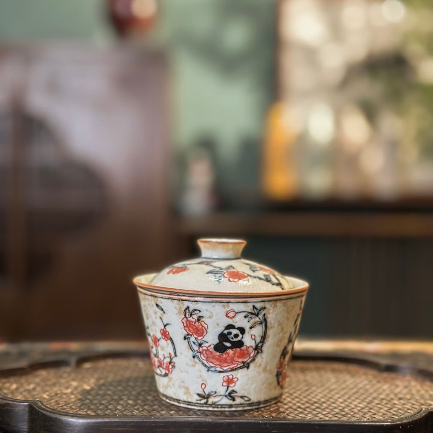 Jingdezhen Hand-Painted Master Series · Gaiwan & Host Cup Set