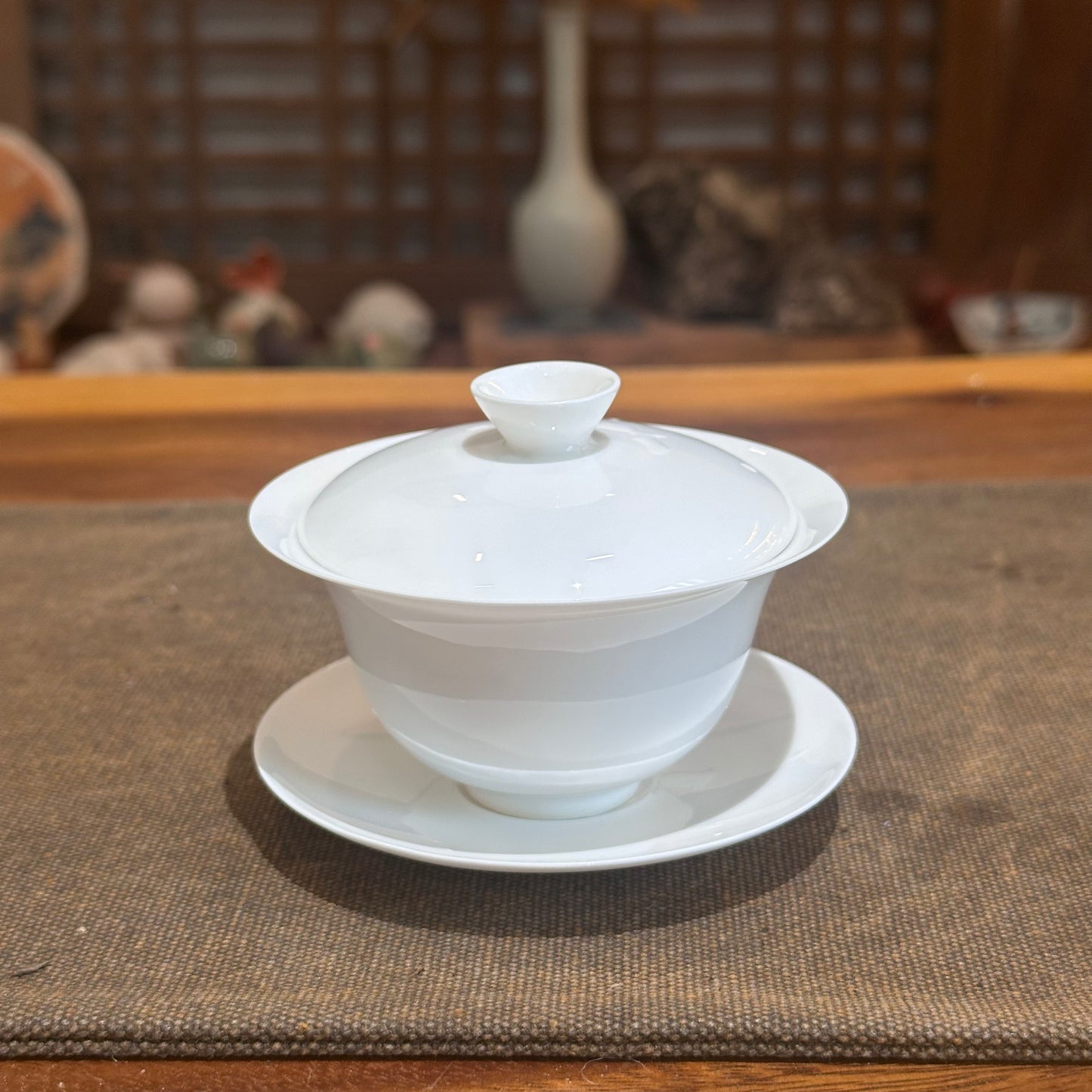 No-Burn Thin-Wall Ingot Bone Gaiwan