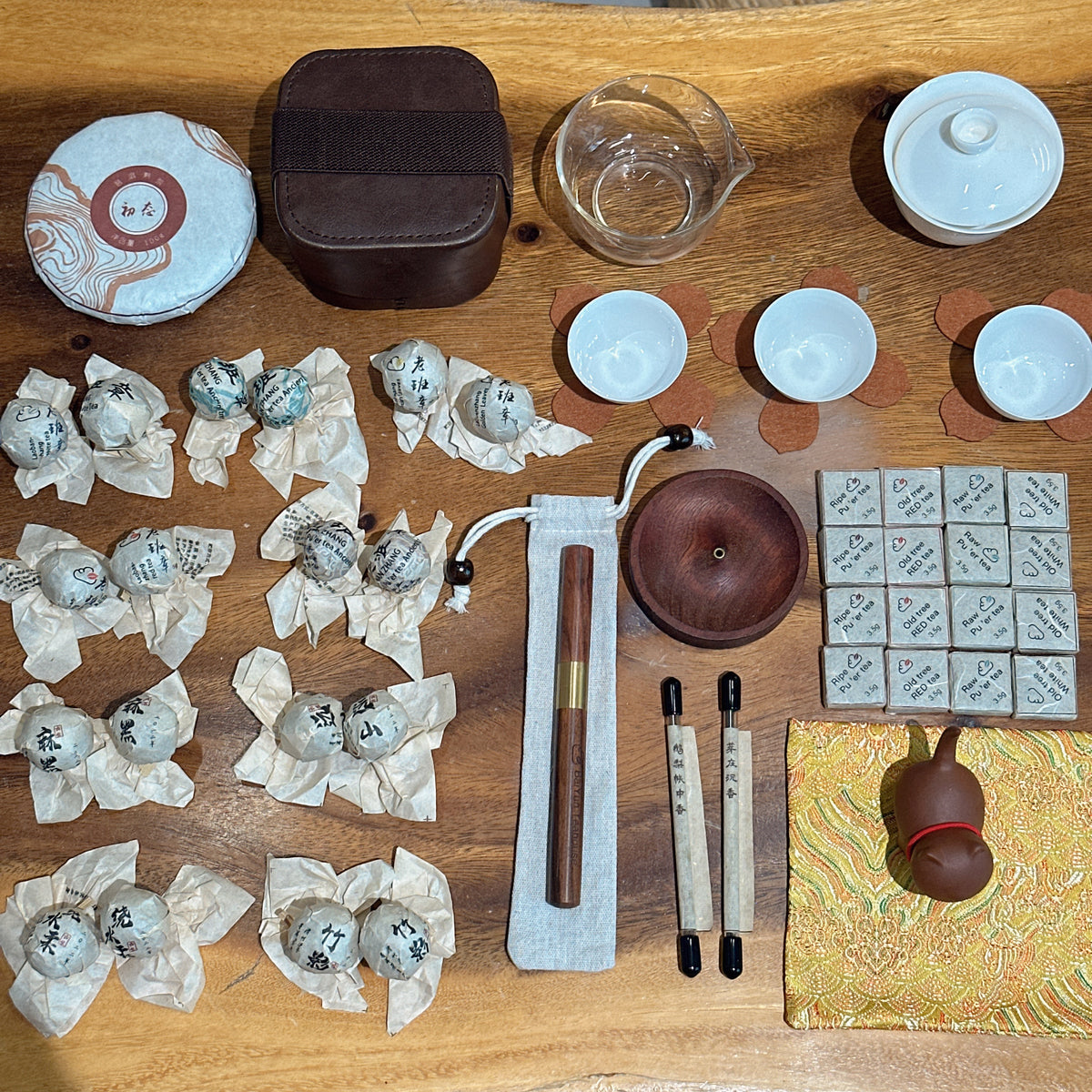 Tea (14 kinds) The Pu’er Master Key gong fu tea sample(Recommended)