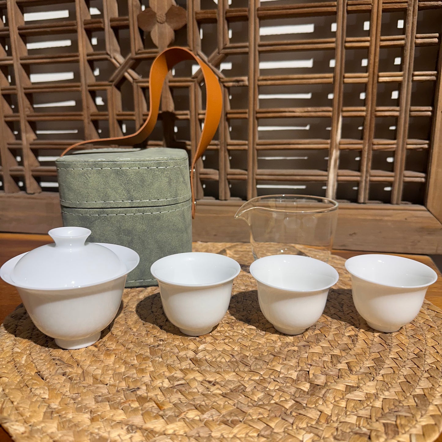 Ultra-Thin Travel Gaiwan Tea Set