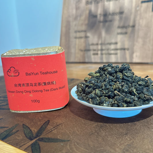 Taiwan Dong Ding Oolong Tea (Heavy Roast) 100g