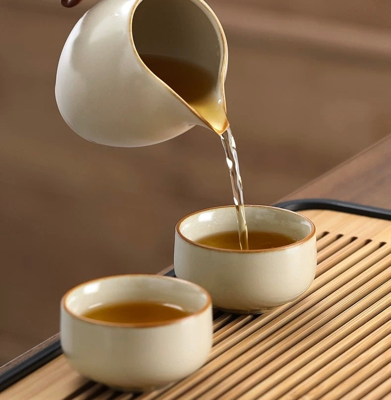 gong fu tea set Ru kiln(汝窑)