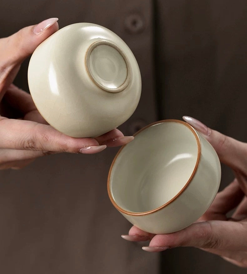 gong fu tea set Ru kiln(汝窑)