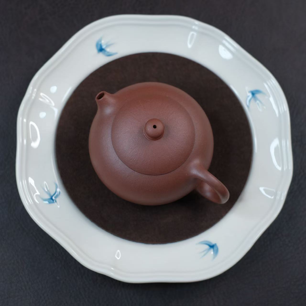 Handmade teapot-Dicaoqing series-Pian xishi-180ml