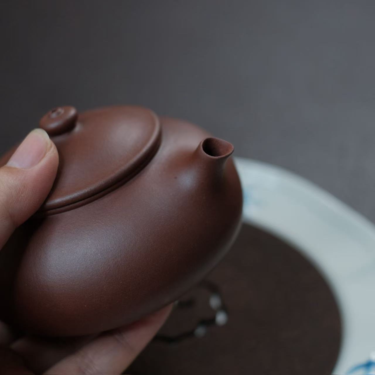 Handmade teapot-Dicaoqing series-Han jiang-210ml
