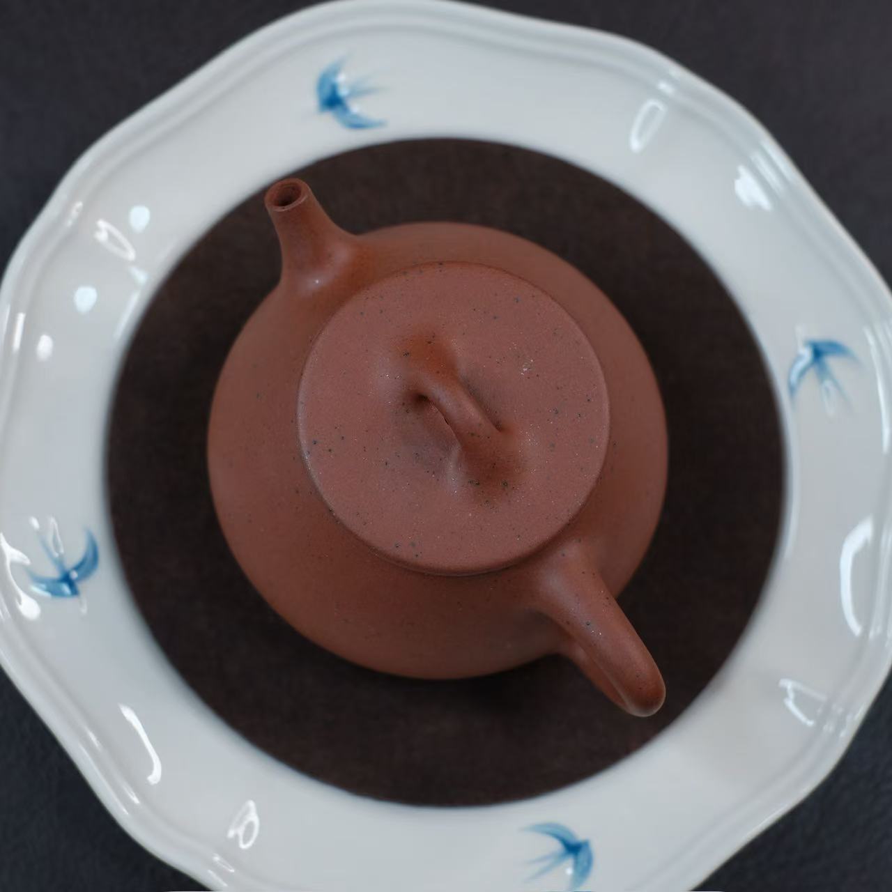 Handmade teapot-Zhu ni series-Ping gai shipiao-180ml