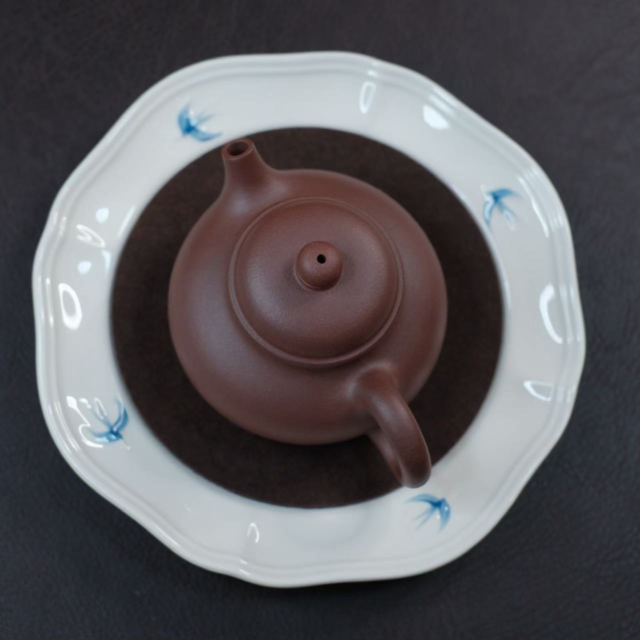 Handmade teapot-Dicaoqing series-Rong tian-200ml