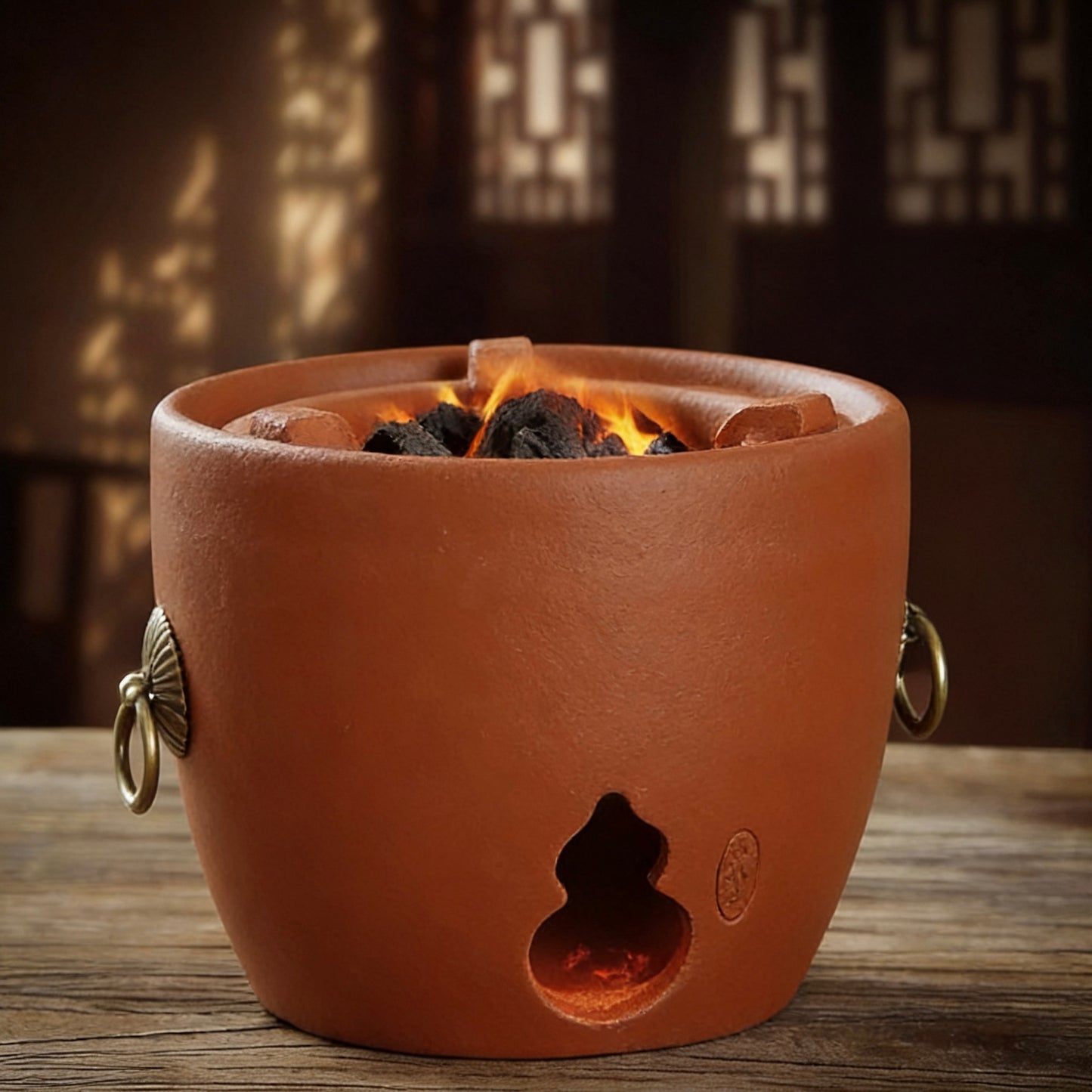 Guangdong Chaozhou(葫芦） Original Red Clay Stove · Electric & Charcoal Dual Use