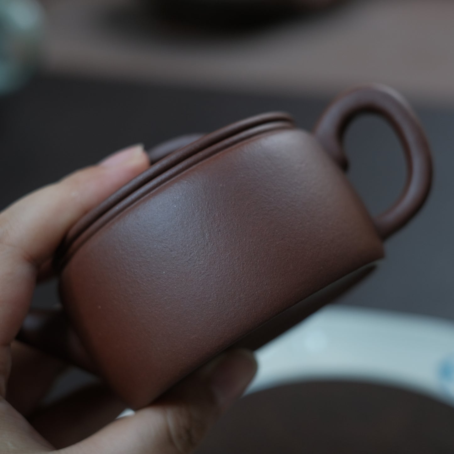 Handmade teapot-Dicaoqing series-Han wa-150ml