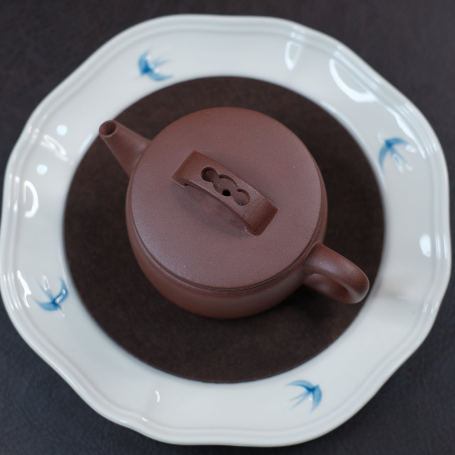 Handmade teapot-Dicaoqing series-Han wa-150ml