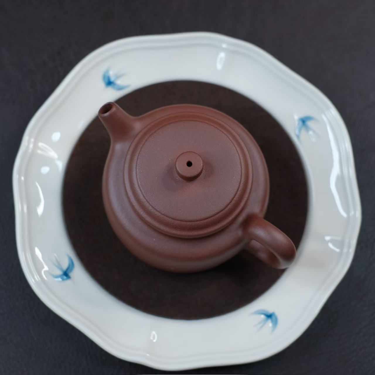 Handmade teapot-Dicaoqing series-De zhong-210ml
