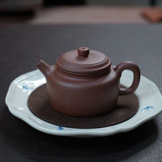 Handmade teapot-Dicaoqing series-De zhong-210ml