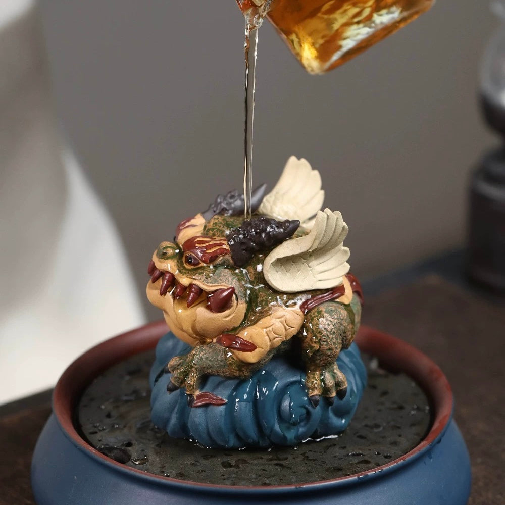 Flying Golden Toad tea pet(Have been blessed)