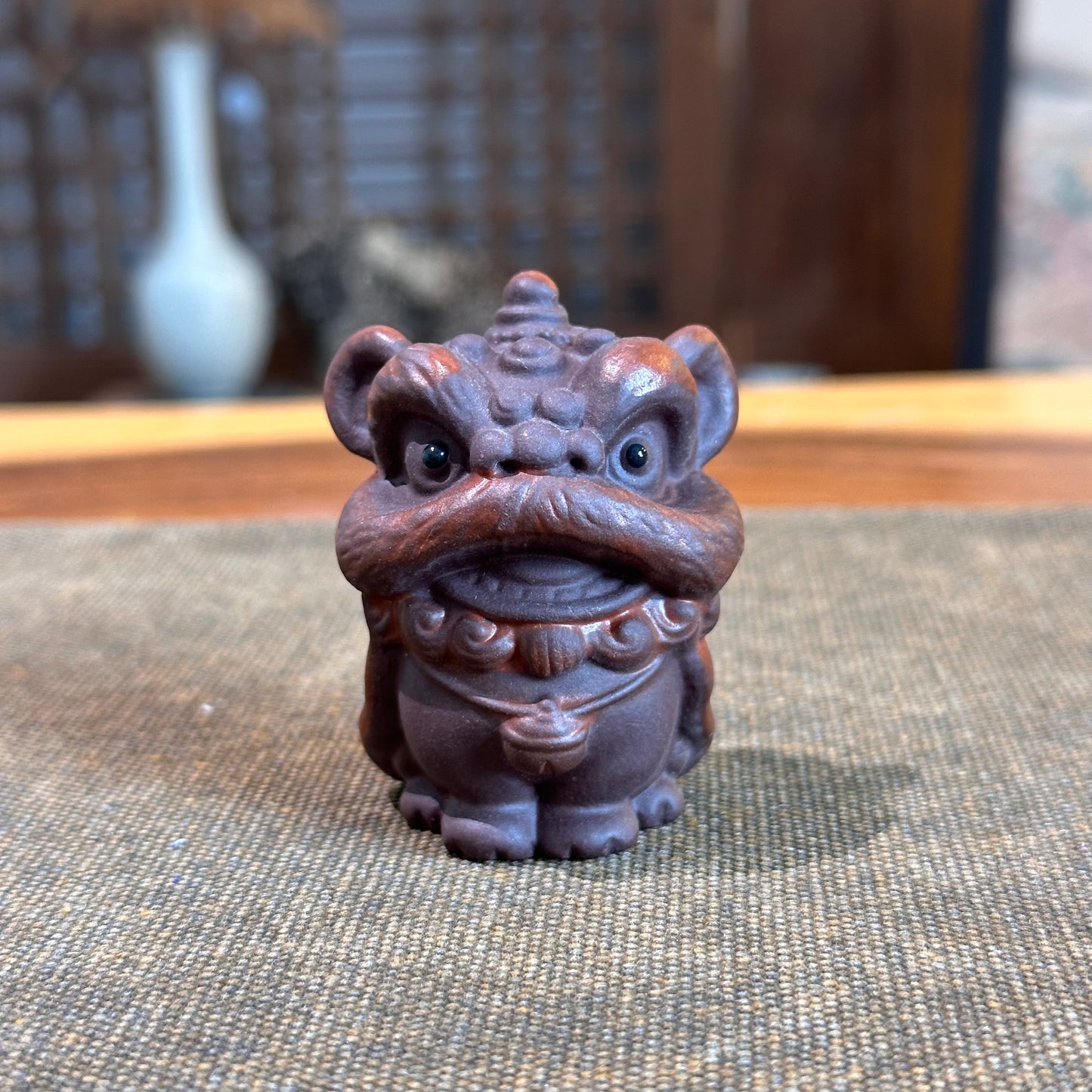 Lion Dance Tea Pet · Auspicious Guardian