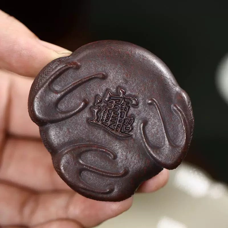 Three-Legged Golden Toad tea pet (Have been blessed)