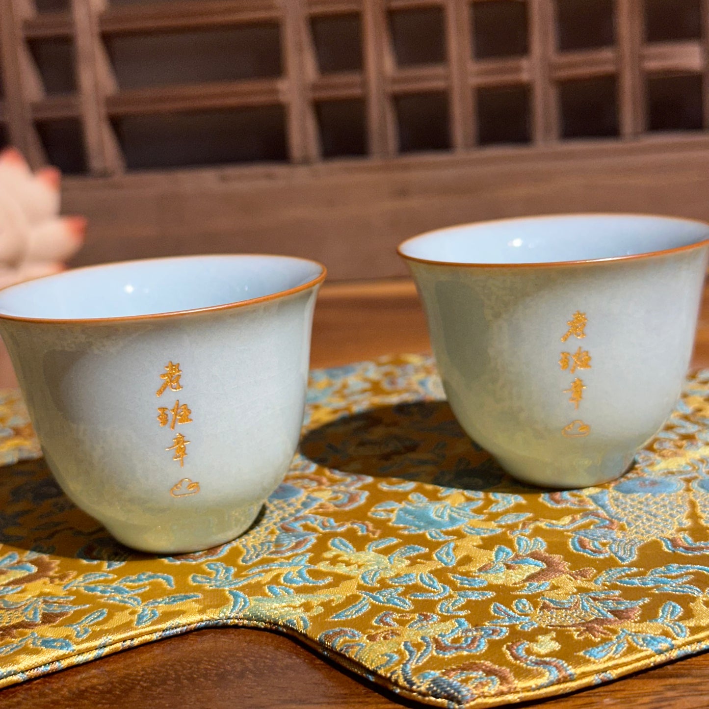 Lao Banzhang Ru Kiln Magnolia Cup 70ml