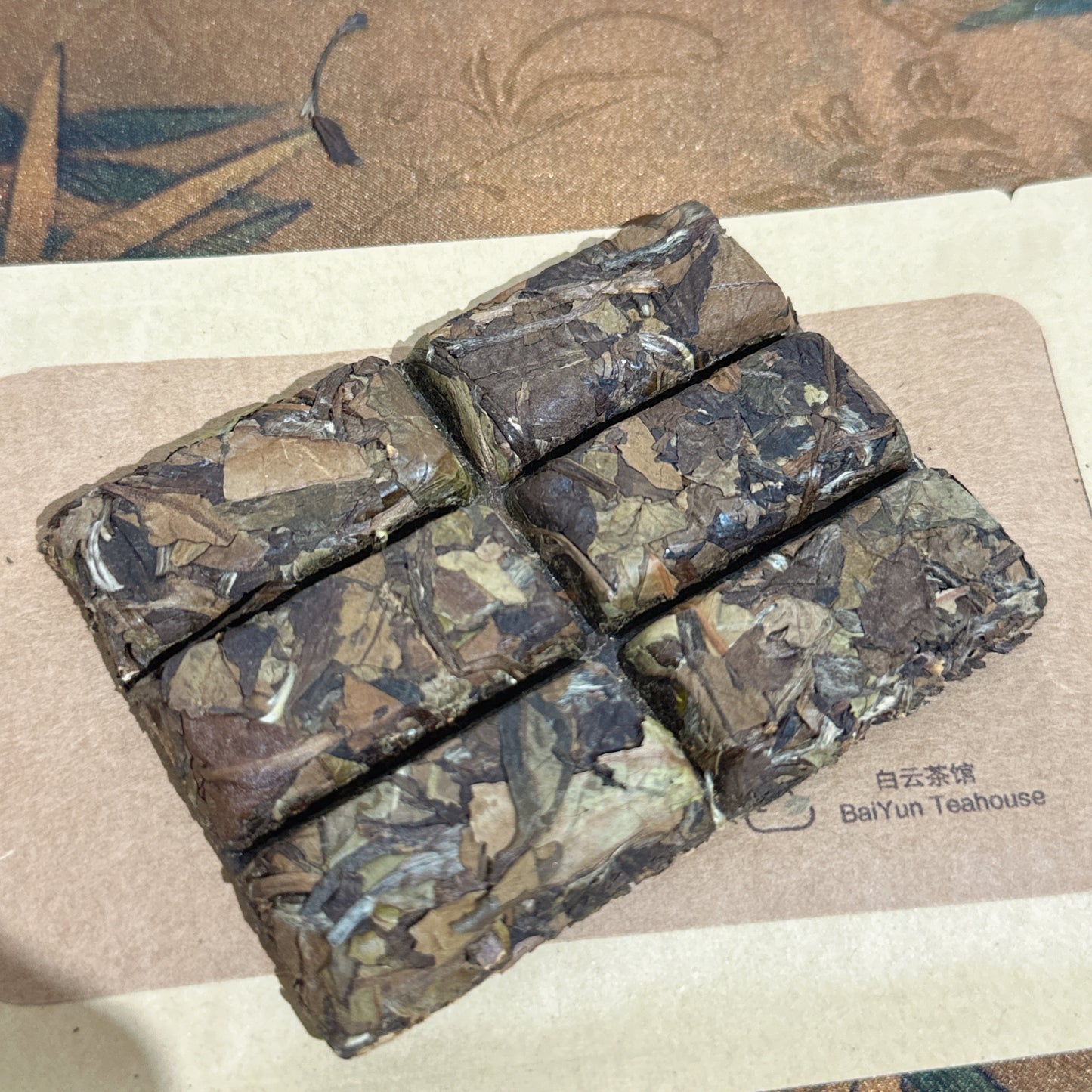 2018 Aged Shoumei White Tea — Chocolate-Style Brick