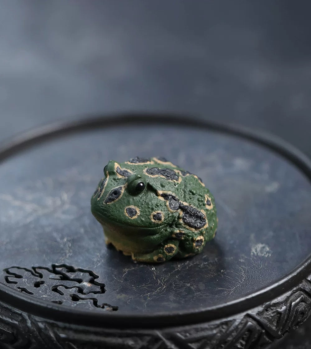 Purple sand Frog tea Pet (Have been blessed)