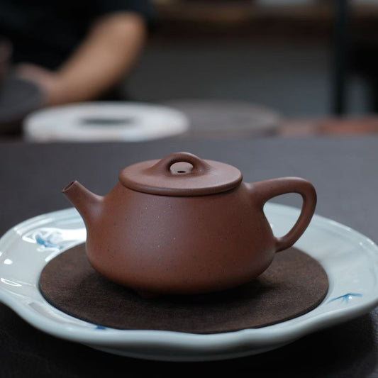 Handmade teapot-Zhu ni series-Ping gai shipiao-180ml