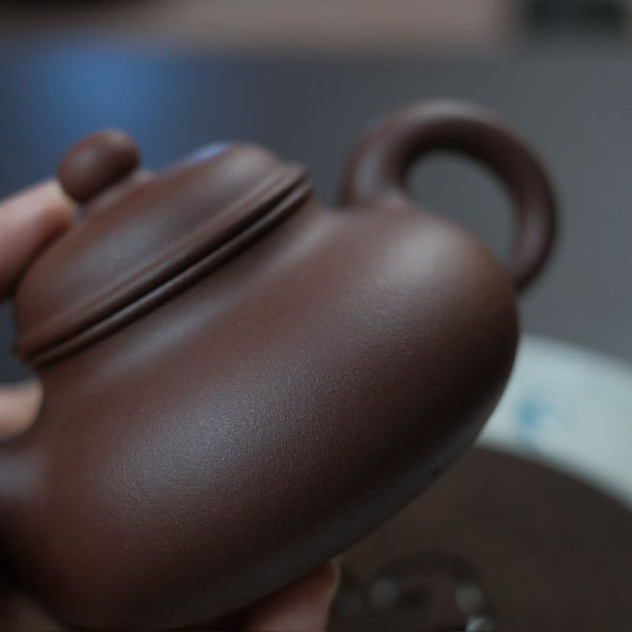 Handmade teapot-Dicaoqing series-Rong tian-200ml